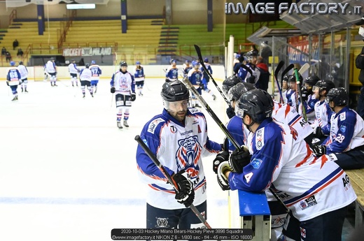 2020-10-03 Hockey Milano Bears-Hockey Pieve 3896 Squadra